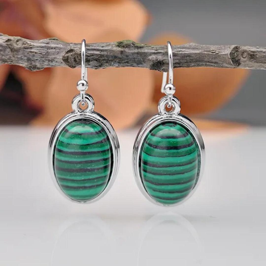 Green Vintage Chrysalis Ear Adornments Jula Jewelry