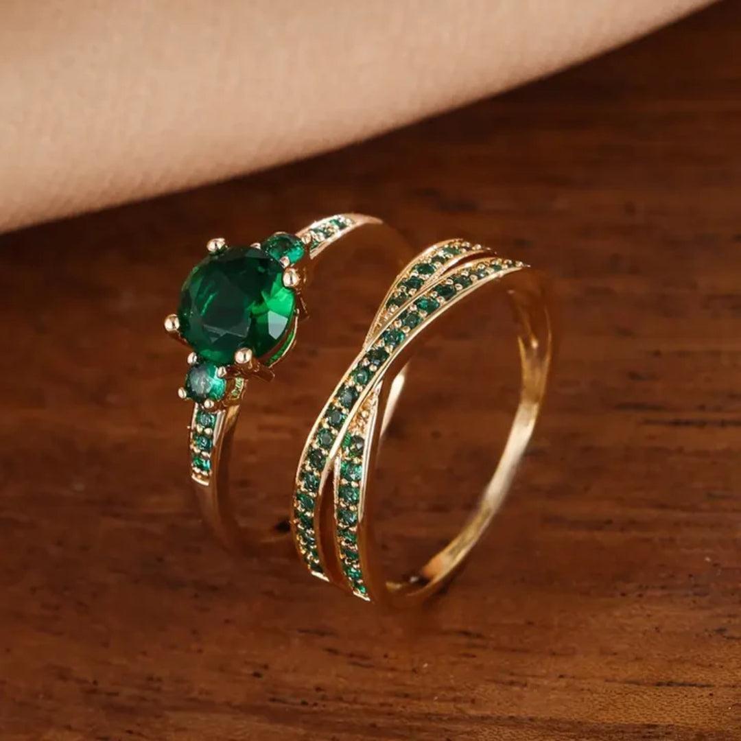 Elegant Bands Crafted from Verdant Gold Jula Jewelry