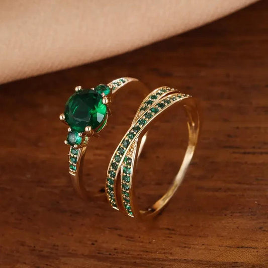 Elegant Bands Crafted from Verdant Gold Jula Jewelry