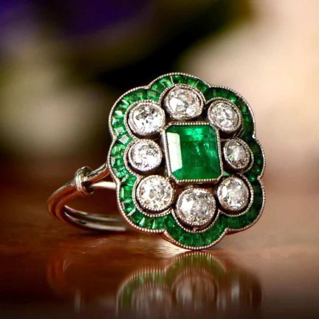 Vintage Emerald Band Jula Jewelry