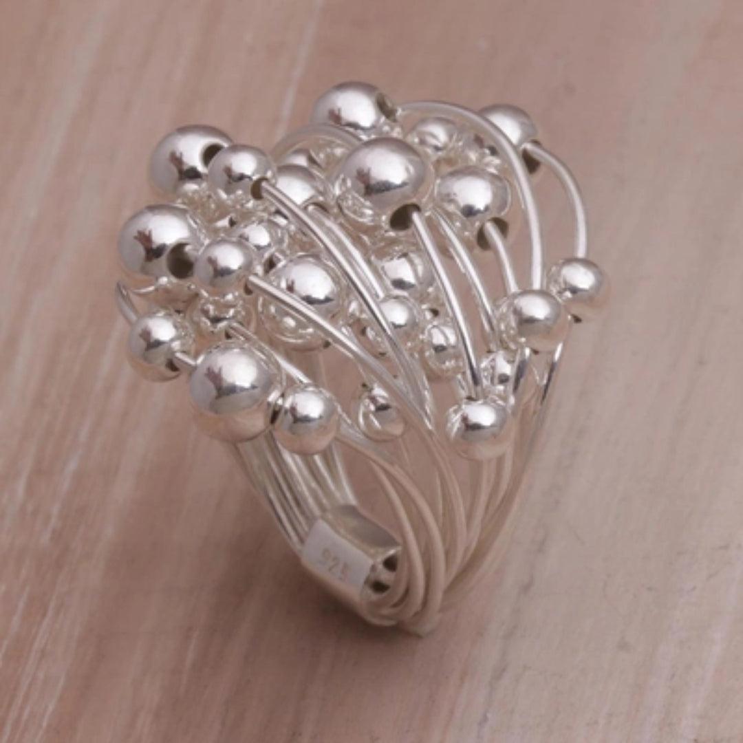 Vintage Silver Blossom Ring Jula Jewelry