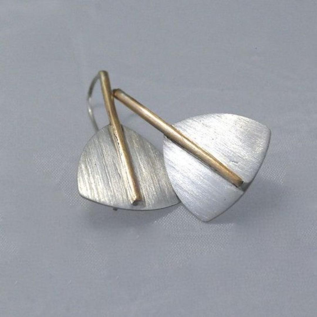 Vintage silver and gold-tone earrings Jula Jewelry