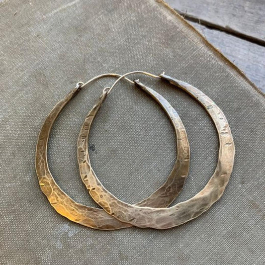 Vintage Antique Circle Earrings Jula Jewelry