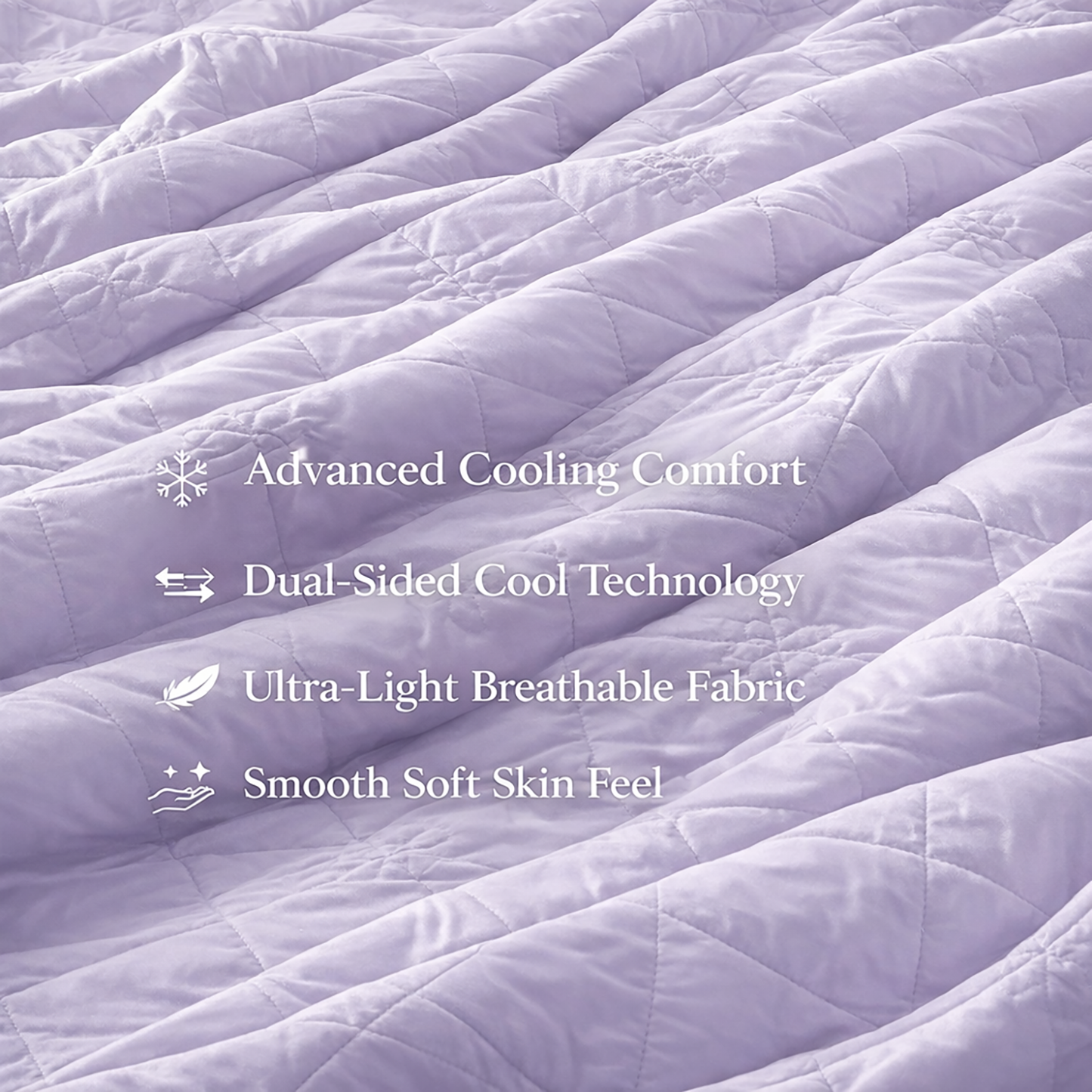Cooling Blanket Lightweight and Breathable for Summer Nights SleepingPillow