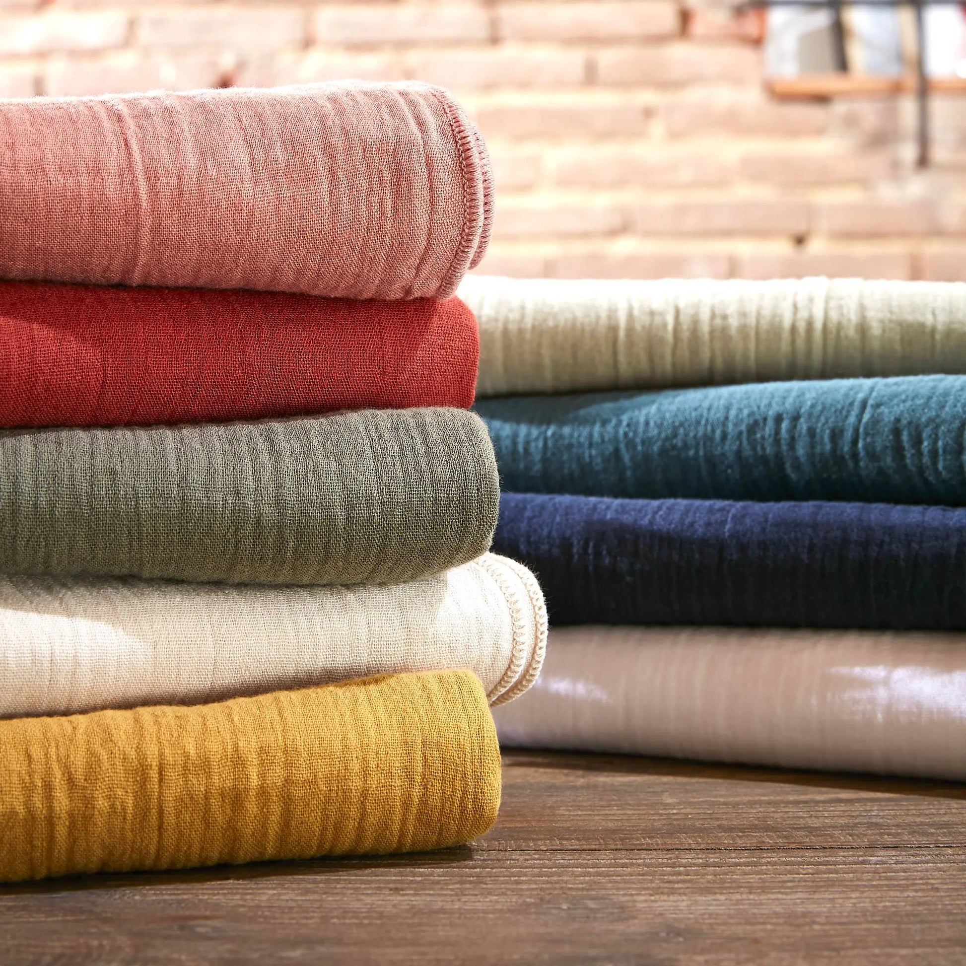 Duvet Cover Terracotta Muslin for Cozy Bedroom Decor SleepingPillow