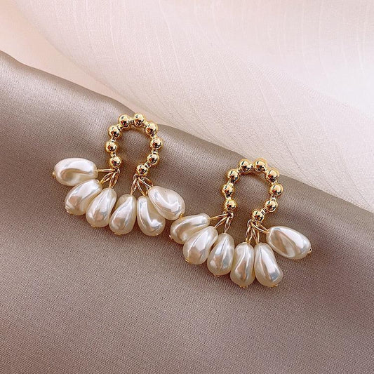 Baroque Pearl Ear Studs. Jula Jewelry