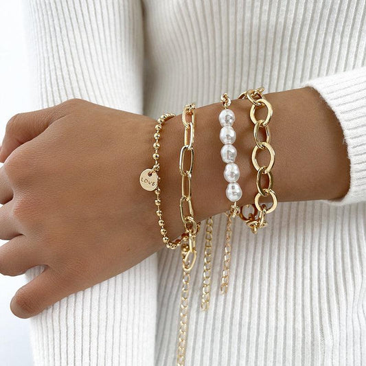 Golden Pearl Bracelets Jula Jewelry