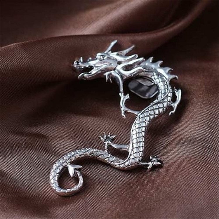 Silver Dragon Ear Accessories Jula Jewelry