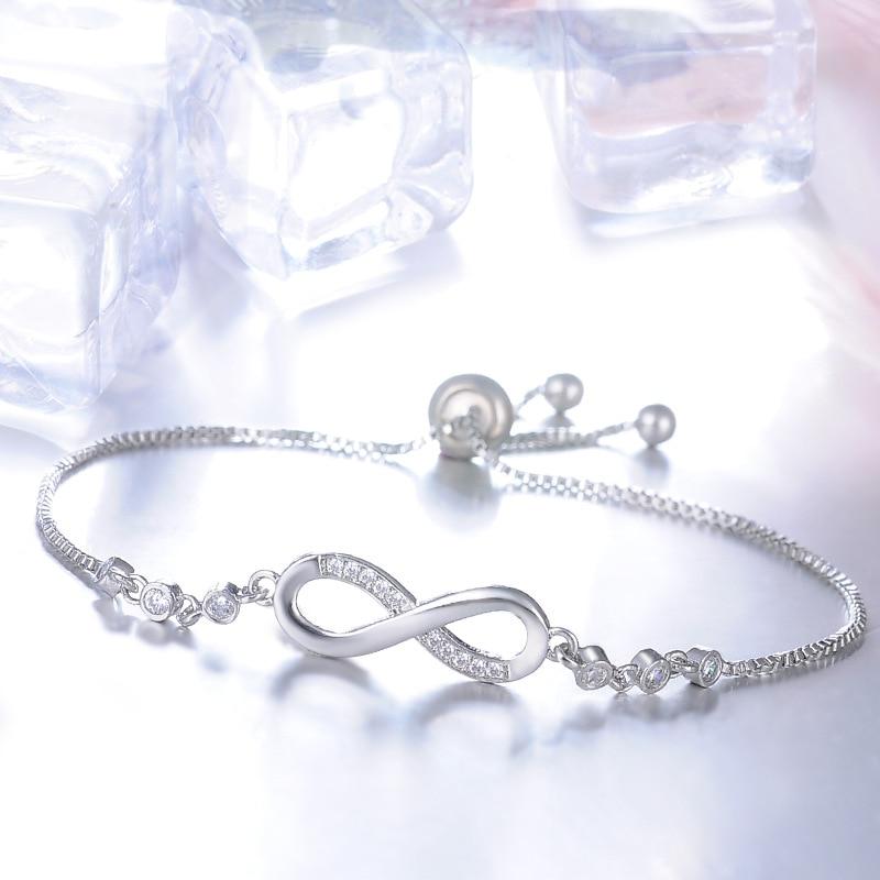 Adjustable Endless Bracelet in Silver Jula Jewelry