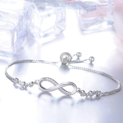 Adjustable Endless Bracelet in Silver Jula Jewelry