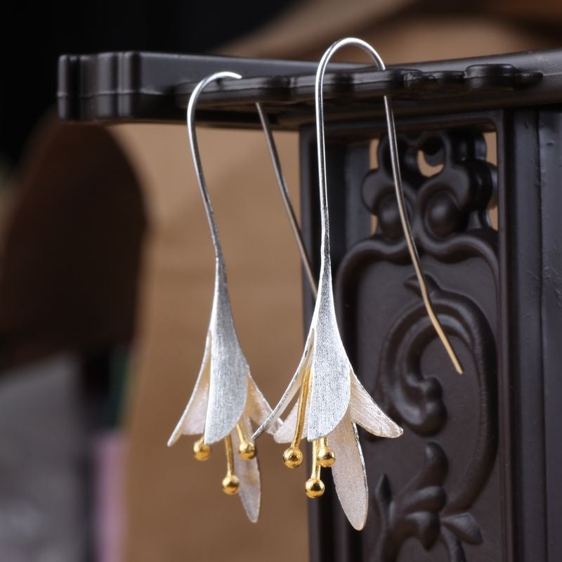 Silver Blossom Earrings Jula Jewelry