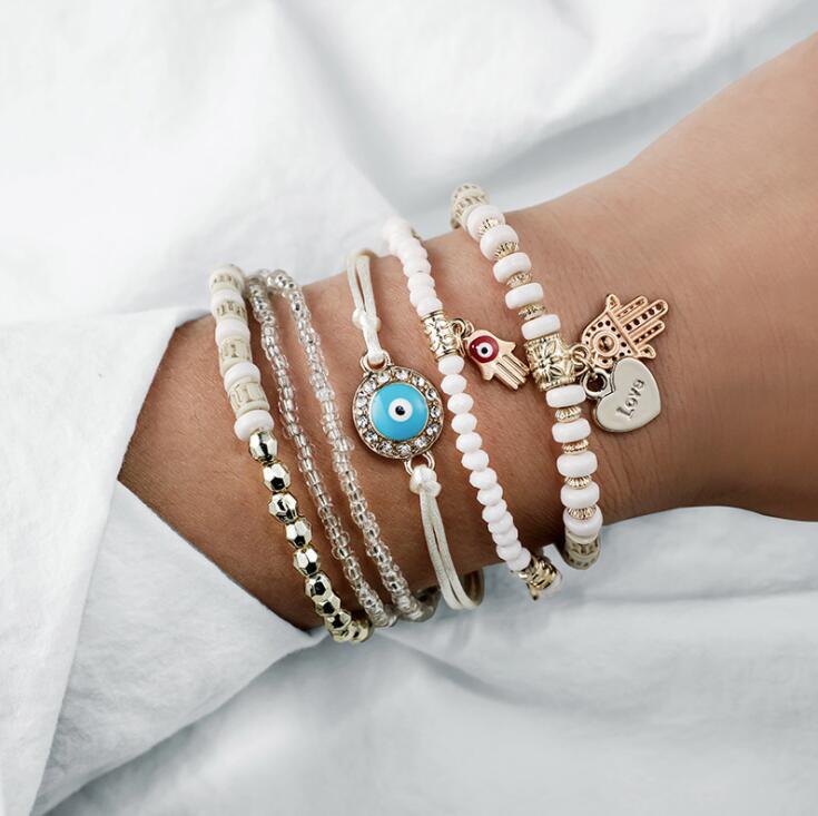 Hamsa Bracelet Set Jula Jewelry