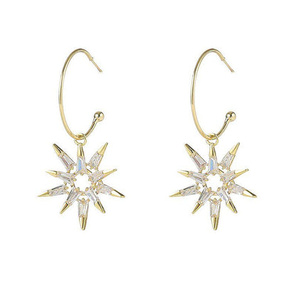 Star Earrings in Gold and Silver Jula Jewelry