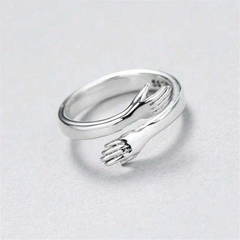 Adjustable Embrace Ring in Silver Jula Jewelry