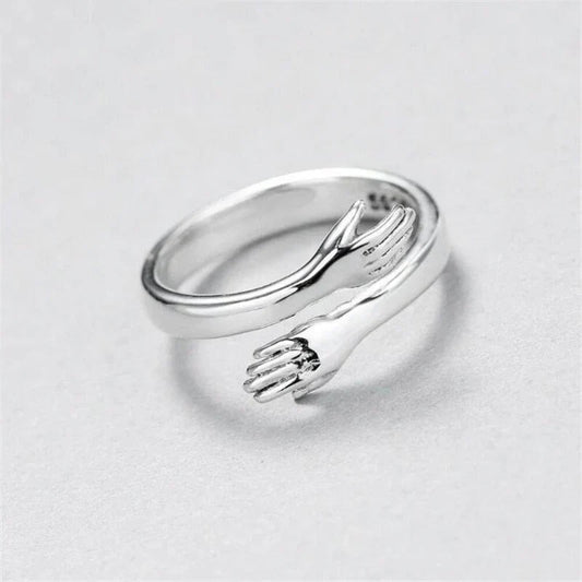 Adjustable Embrace Ring in Silver Jula Jewelry
