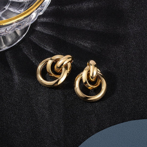 Certainly! Here's a slightly edited version:

**Exquisite Gold Earrings** Jula Jewelry