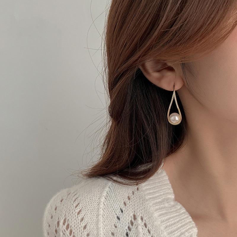 Rose Gold Pearl Studs Jula Jewelry