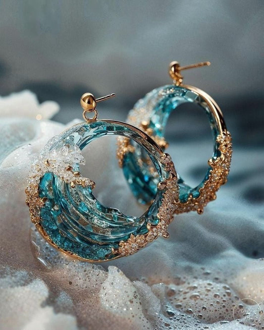 Vanessa | Tempestuous Ocean Earrings Jula Jewelry