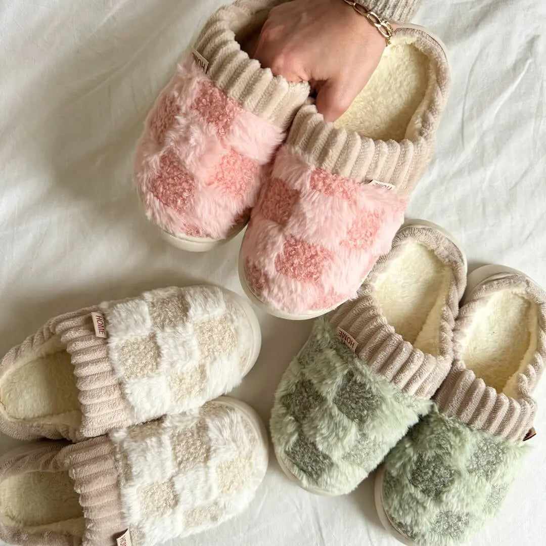 Slippers Soft Fluffy for Cozy Indoor Comfort SleepingPillow