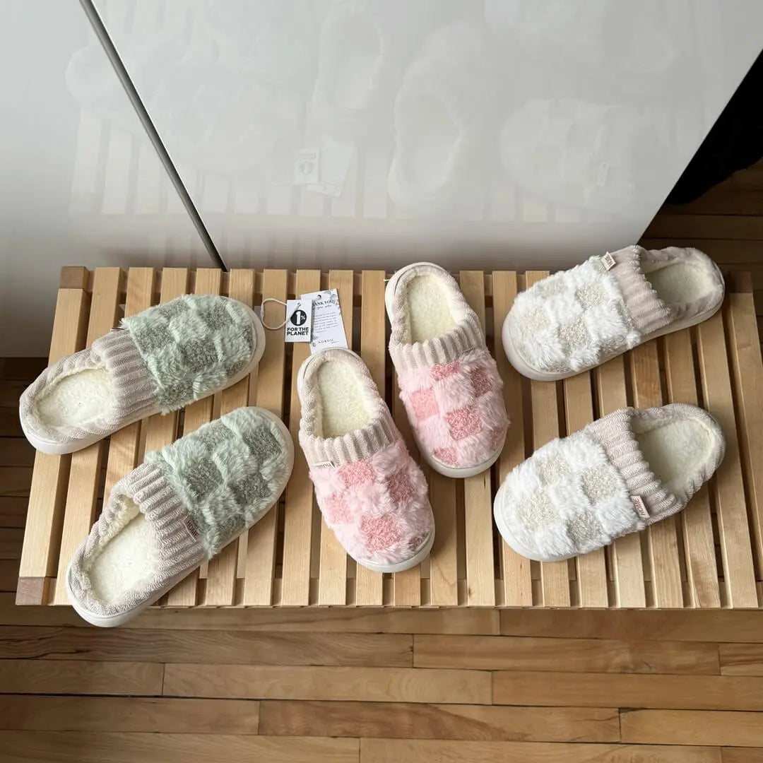 Slippers Soft Fluffy for Cozy Indoor Comfort SleepingPillow