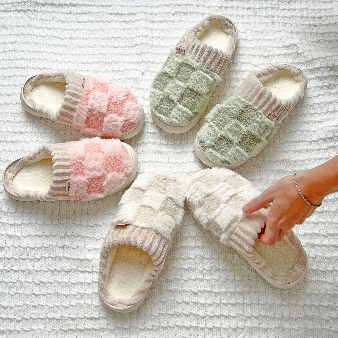 Slippers Soft Fluffy for Cozy Indoor Comfort SleepingPillow
