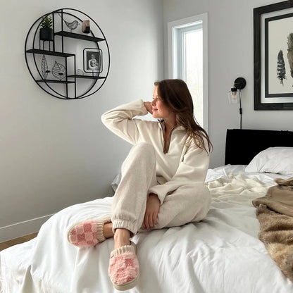 Slippers Soft Fluffy for Cozy Indoor Comfort SleepingPillow