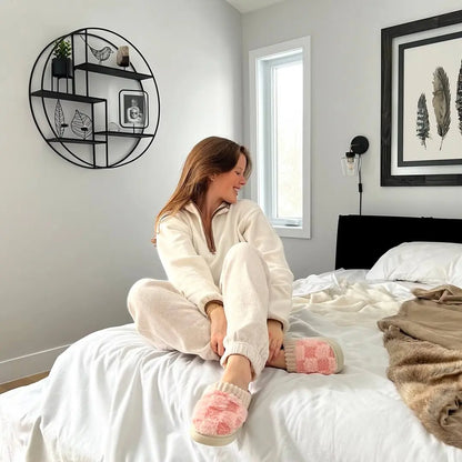 Slippers Soft Fluffy for Cozy Indoor Comfort SleepingPillow