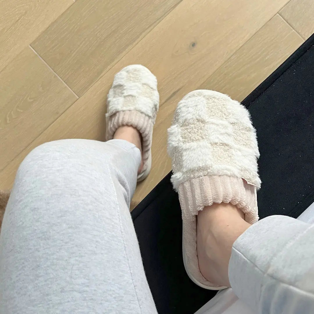 Slippers Soft Fluffy for Cozy Indoor Comfort SleepingPillow