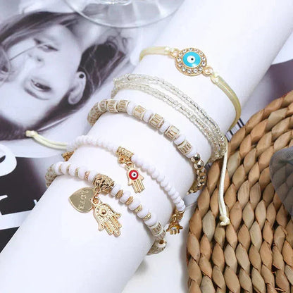 Hamsa Bracelet Set Jula Jewelry