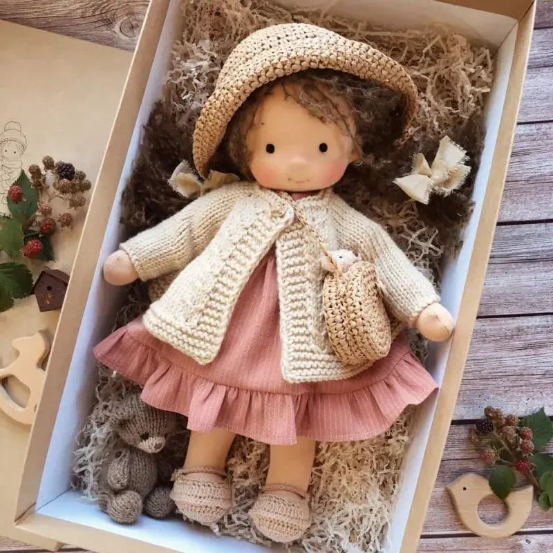Plush Doll Soft Cotton Toy for Kids Birthday and Imaginative Play SleepingPillow