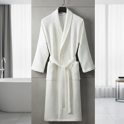 Cotton Bathrobe Soft Comfort for Daily Relaxation SleepingPillow