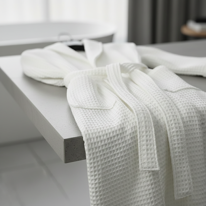 Cotton Bathrobe Soft Comfort for Daily Relaxation SleepingPillow
