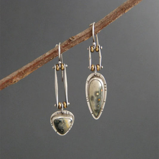 Antique Asymmetrical Earrings. Jula Jewelry