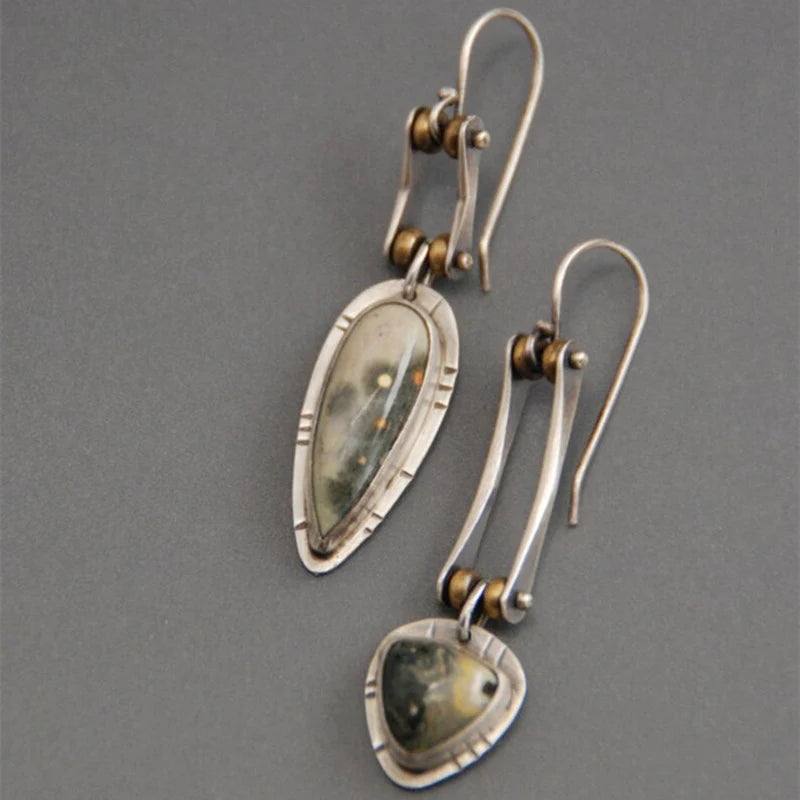 Antique Asymmetrical Earrings. Jula Jewelry