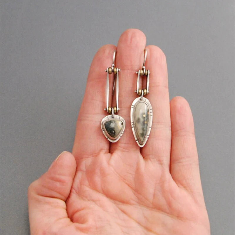 Antique Asymmetrical Earrings. Jula Jewelry