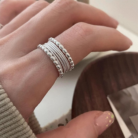 Sleek and simple silver band – understated beauty Jula Jewelry