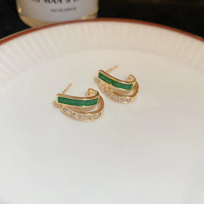 Chloe Foliage Earrings Jula Jewelry