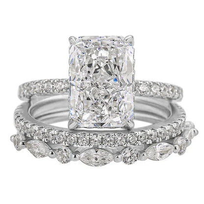 Jaily 3-Piece Wedding Ring Set Jula Jewelry