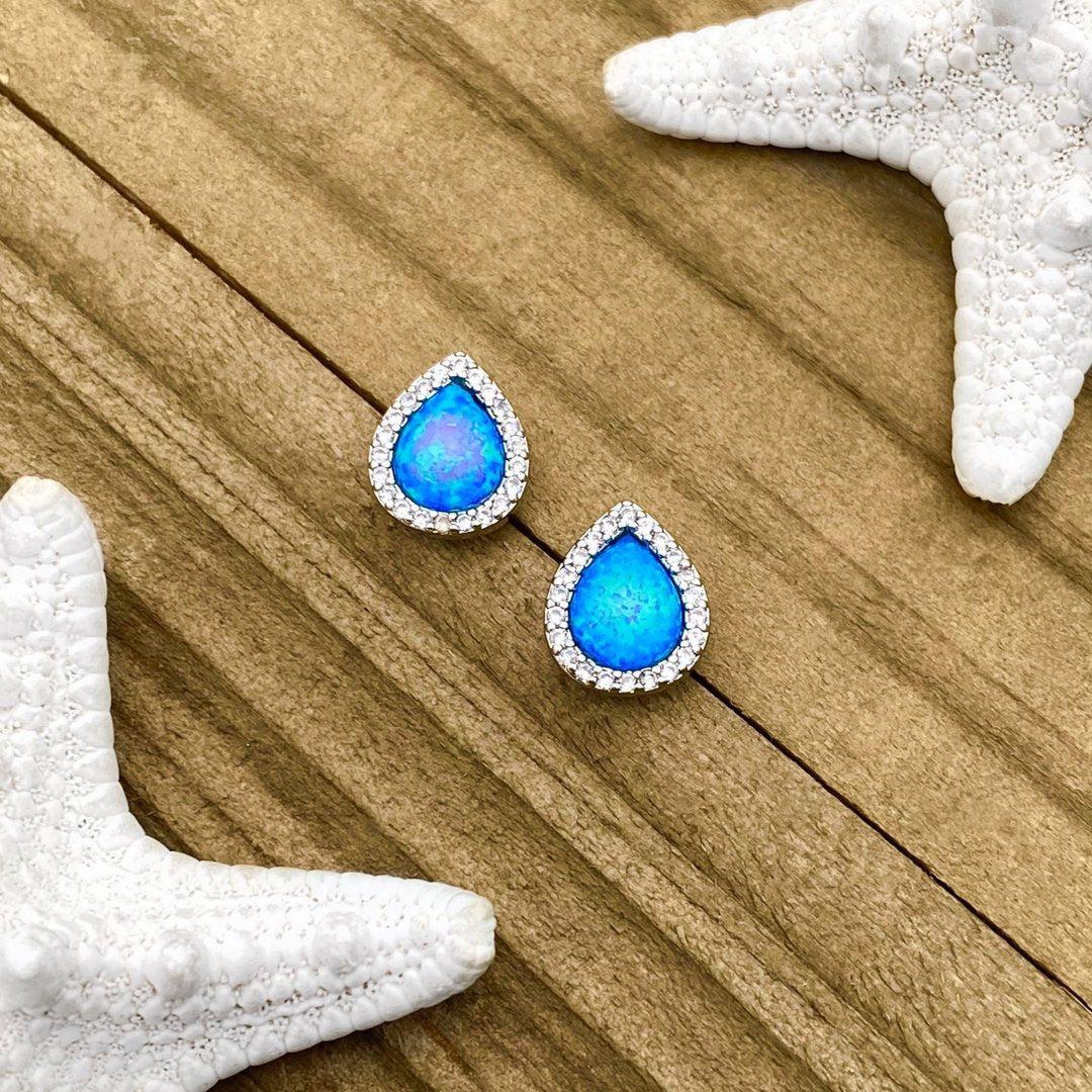 Silver and Opal Earrings. Jula Jewelry