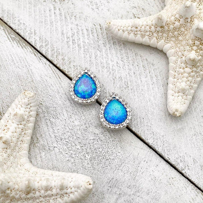 Silver and Opal Earrings. Jula Jewelry