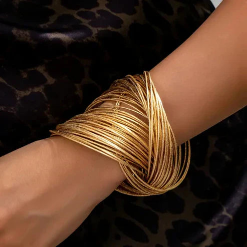Golden Threads Bangle Jula Jewelry