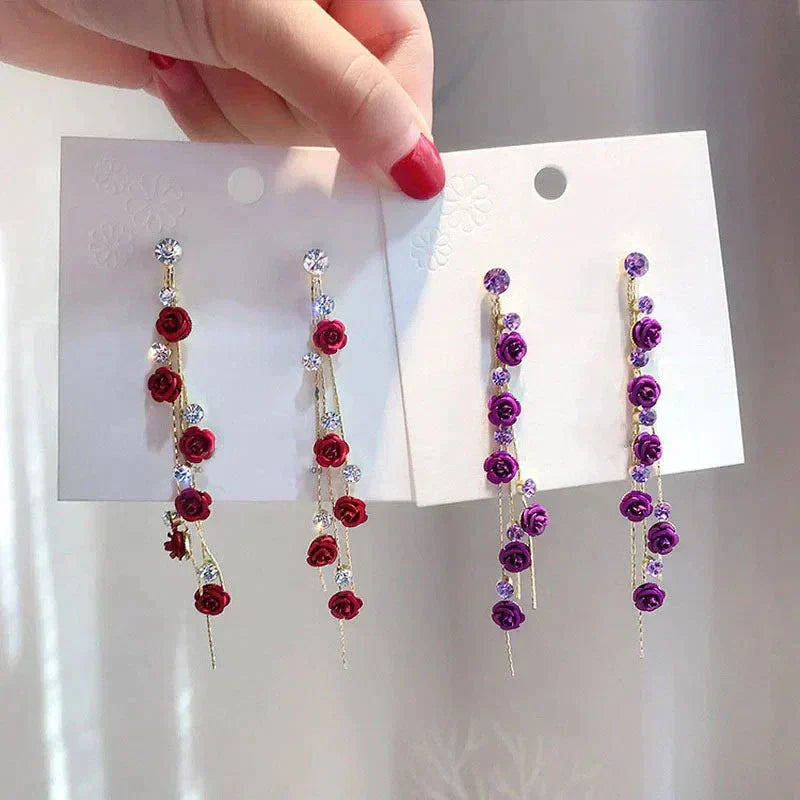 Rosefall Earrings Jula Jewelry