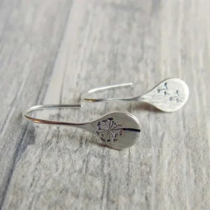 Silver Dandelion Studs Jula Jewelry