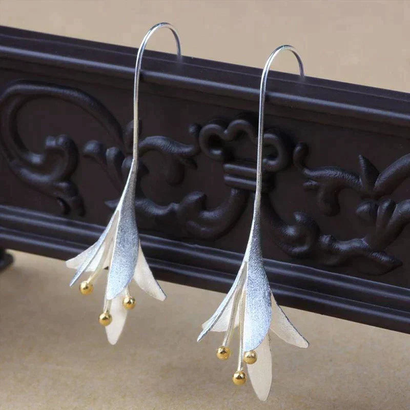 Silver Blossom Earrings Jula Jewelry