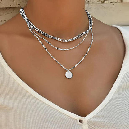 Gold and Silver Coated Necklace Jula Jewelry