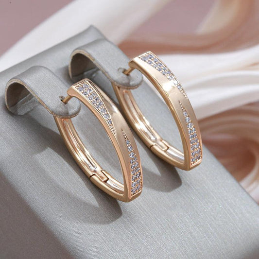 Exquisite Earrings Crafted from Gold and Diamond Jula Jewelry