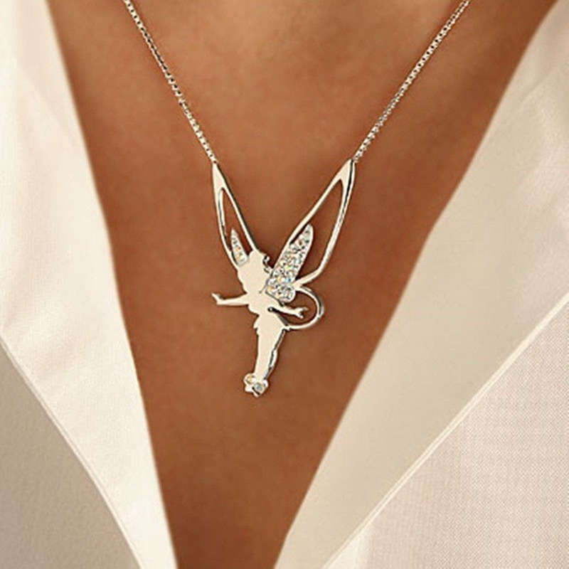 Gold and Silver Fairy Necklace Jula Jewelry