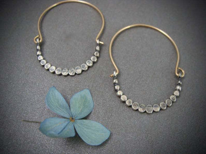 Boho Earrings Crafted from Sterling Silver Jula Jewelry