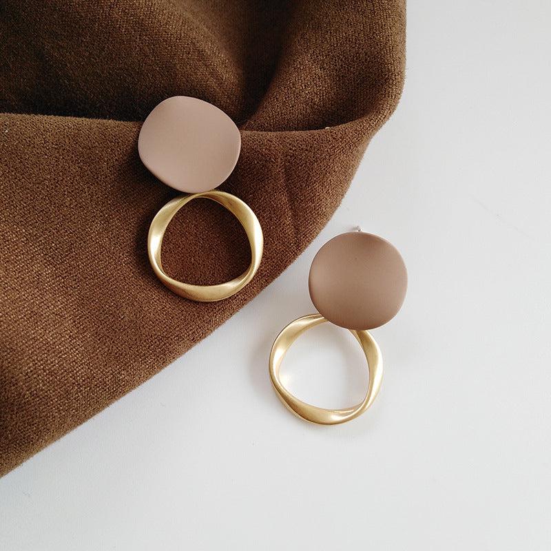 Braun Gold-Plated Earrings Jula Jewelry