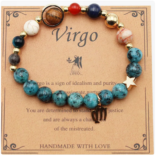 Eight Planets & Twelve Constellation Gemstone Bracelet Jula Jewelry